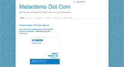 Desktop Screenshot of melardenio.com